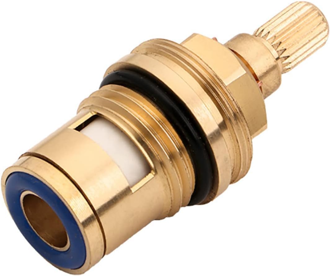 tap Cartridge， Disc Cartridge Ceramic Tap Valve Quarter Turn 1/2" 20 Spline(Blue)