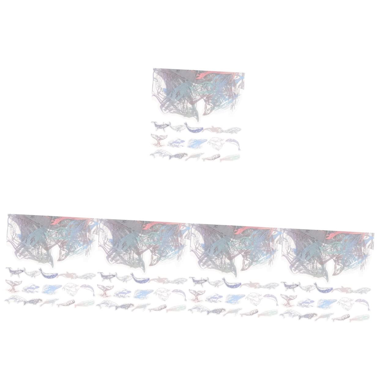 Stickers pour journaling motif de baleine vintage parfaits en décoration