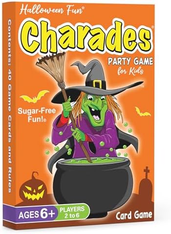 Halloween Fun Charades, a Family Party Game for Kids Ages 6 and U...