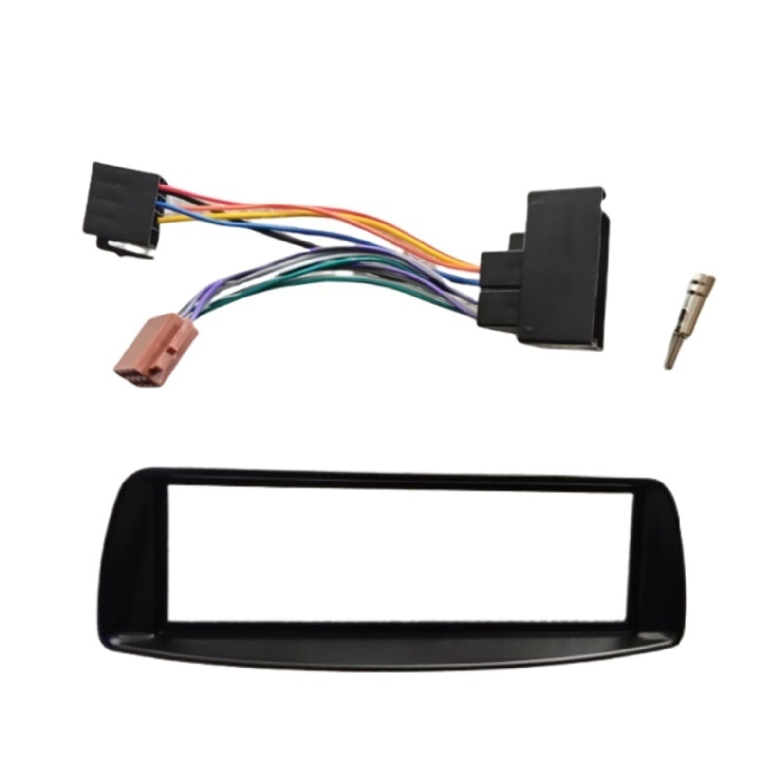 JKELPV Car Radio Frame Kit Fit For PEUGEOT 107 Fit For Citroen C1 One Din Audio Frame Car Radio Fascia Dash Refitting Trim Kit Radio adapter