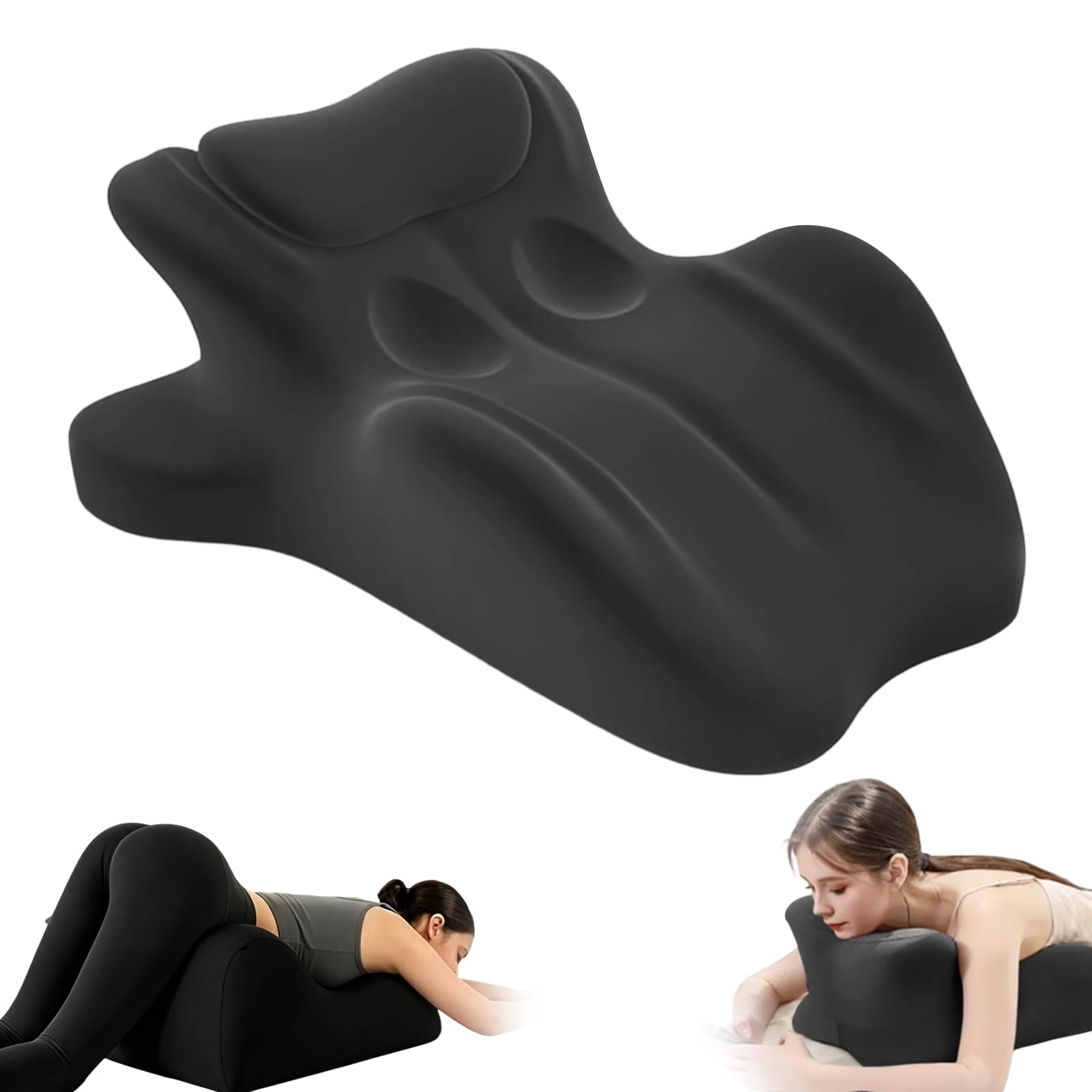 27 ° Paarkissen, Ergonomisches Kissen, Stützkissen für Wirbelsäule und Rücken, Rückenkissen für Mehr Komfort und Nähe, Paare Ergonomic Pillow, Keilkissen aus Memory-Schaum für Bett und Sofa