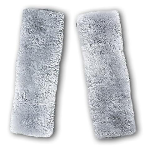 Zento Deals Soft Faux Sheepskin Seat Belt Shoulder Pad Cover