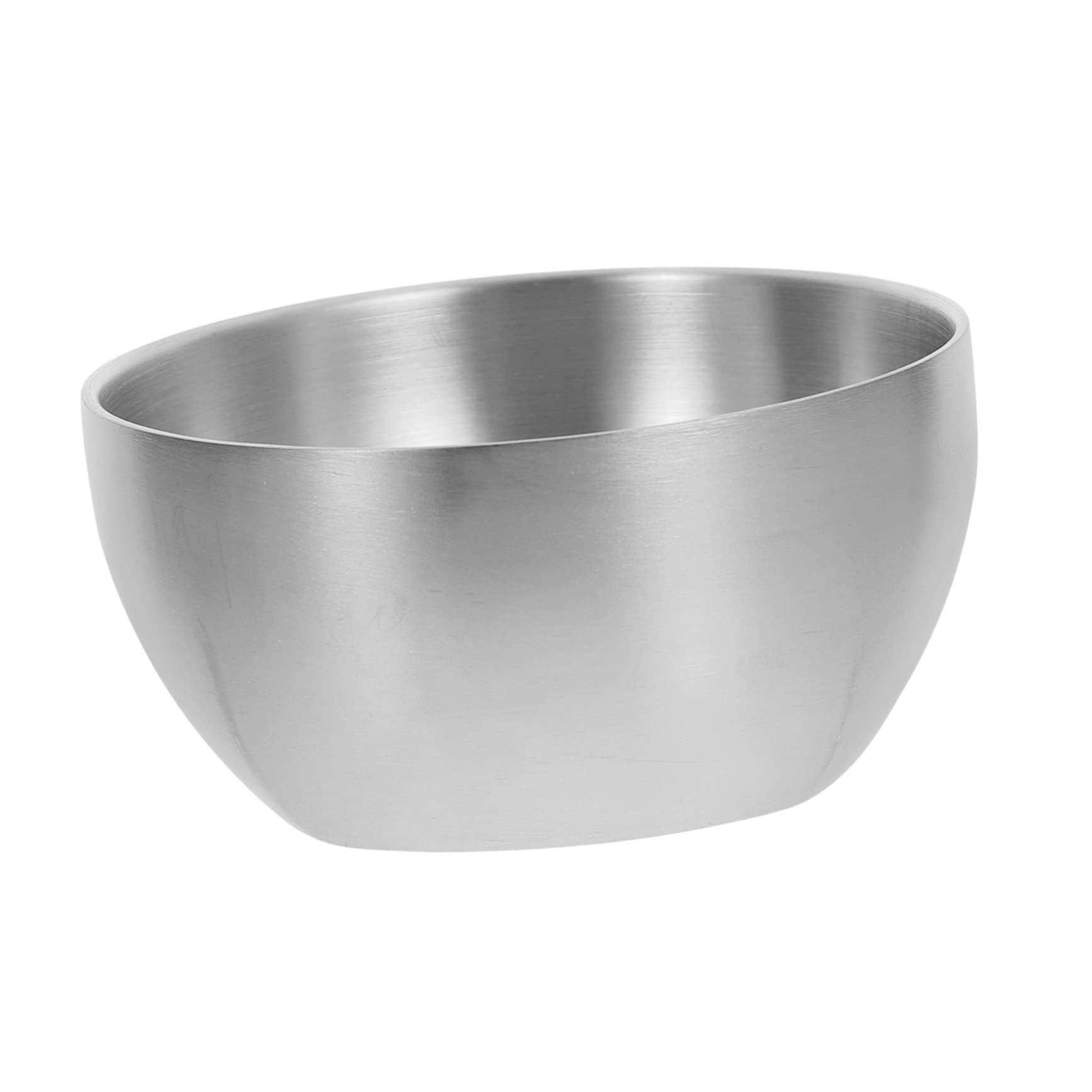 MUCKLILY Korean Style Double Insulated Rice Bowl Stainless Steel Soup Bowl for Home Use Heat Resistant Design for Family Gatherings Parties