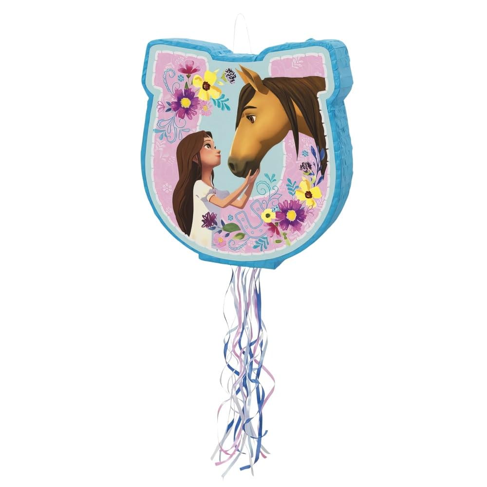 UniqueSpirit Riding Free Pull String Pinata - 20" x 21", 1 Pc
