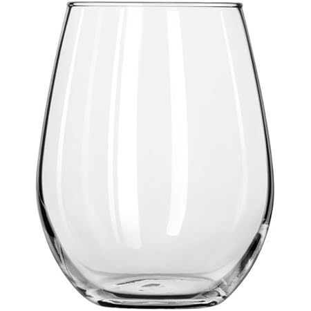 Libbey 217 11.75 Ounce Stemless White Wine Glass (08-1605) Category: Wine Glasses