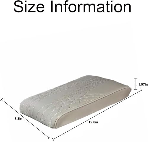 Miniatura 6 de Funda para reposabrazos de automóvil, almohadilla universal de espuma viscoelástica para consola central de automóvil, cojín para reposabrazos de