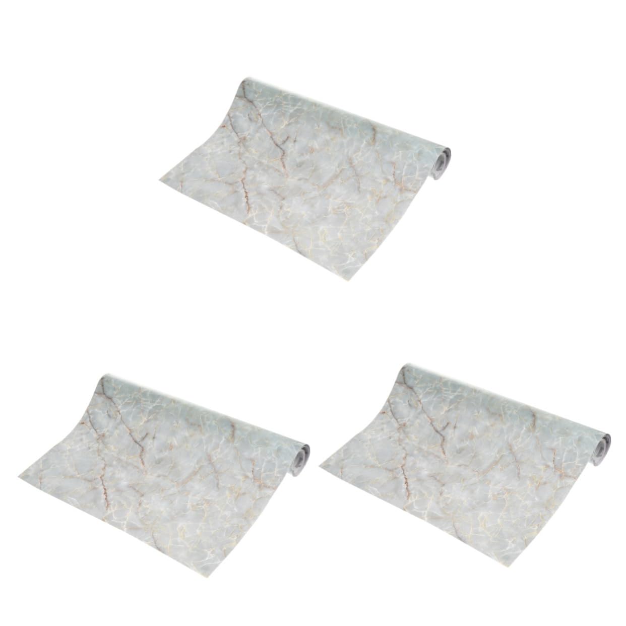 Pegatina de pared de mármol autoadhesiva resistente para muebles de cocina