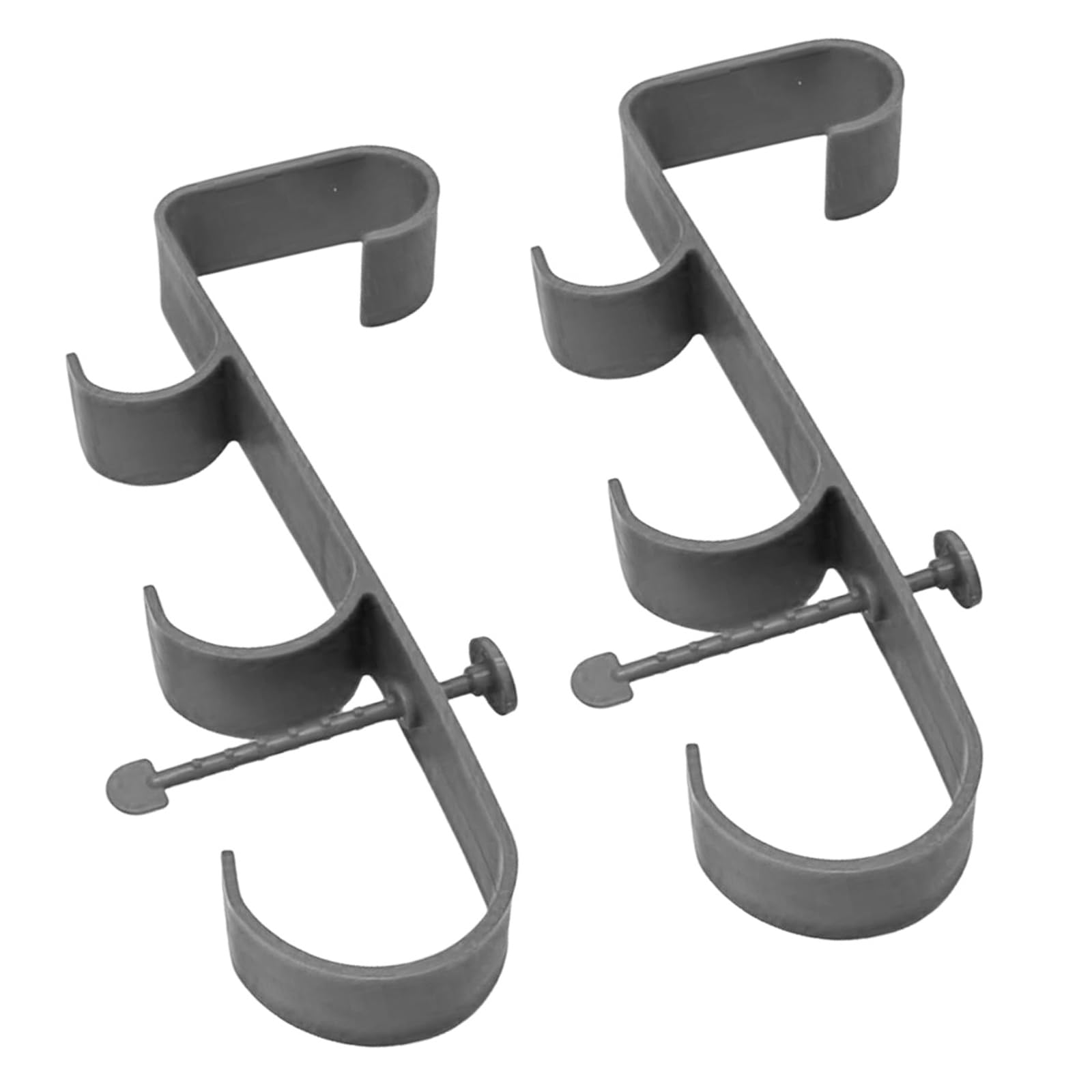 DFHINSC Pool Hook with Nonslip Design Pool Tool Storage Hook for Secure Tool Storage and Weatherproofs Organization