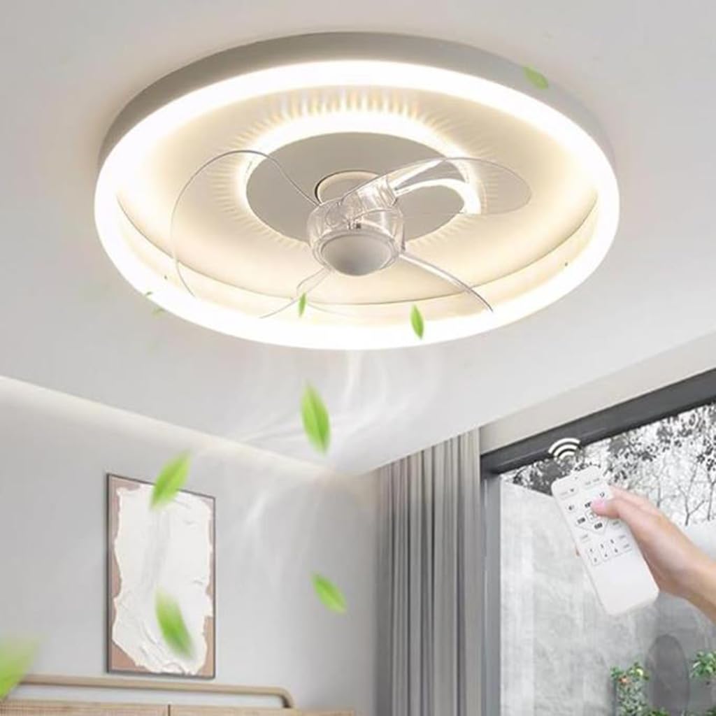 Ventilador de techo moderno LED nórdico de 32W 1