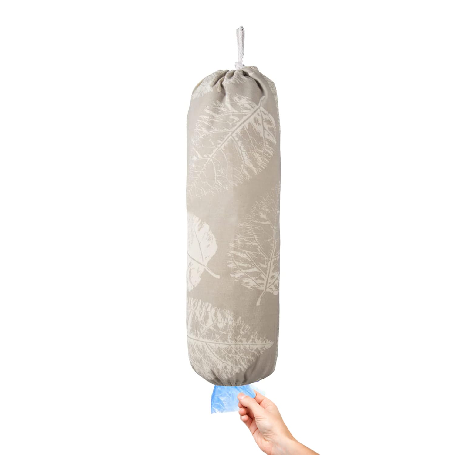 TOGETRUE Plastic Bag Holder, Wall Mount Plastic Bag Organizer Dispenser, Heavy Duty Grocery Bag Storage Holder for Home Kitchen Camper (Tablet Leaves)