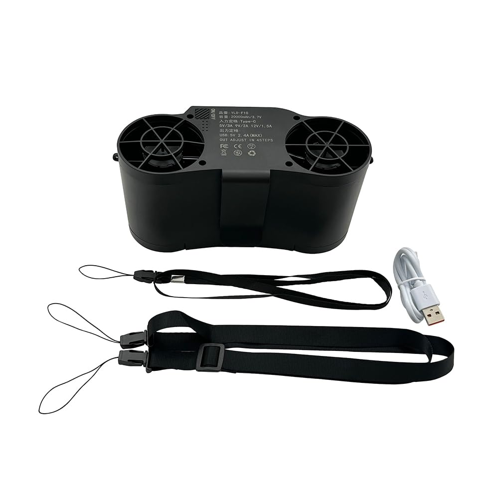 Ventilateur de taille à double refroidissement contre les coups de chaleur