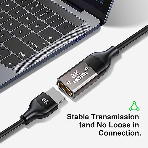 9 Pack Adaptador HDMI Ángulo Recto Macho a Hembra miniatura 5