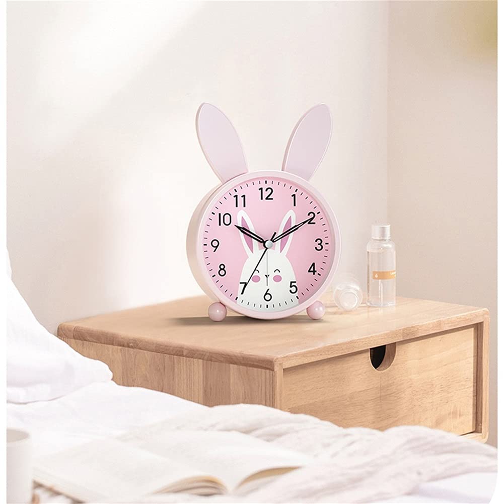 budzik Metalowa skorupa Mały budzik Miękkie światło Night Light Studio Sypialnia Mute Alarm Watch Specjalny Zegar Wózensu High Volion alarm(F)
