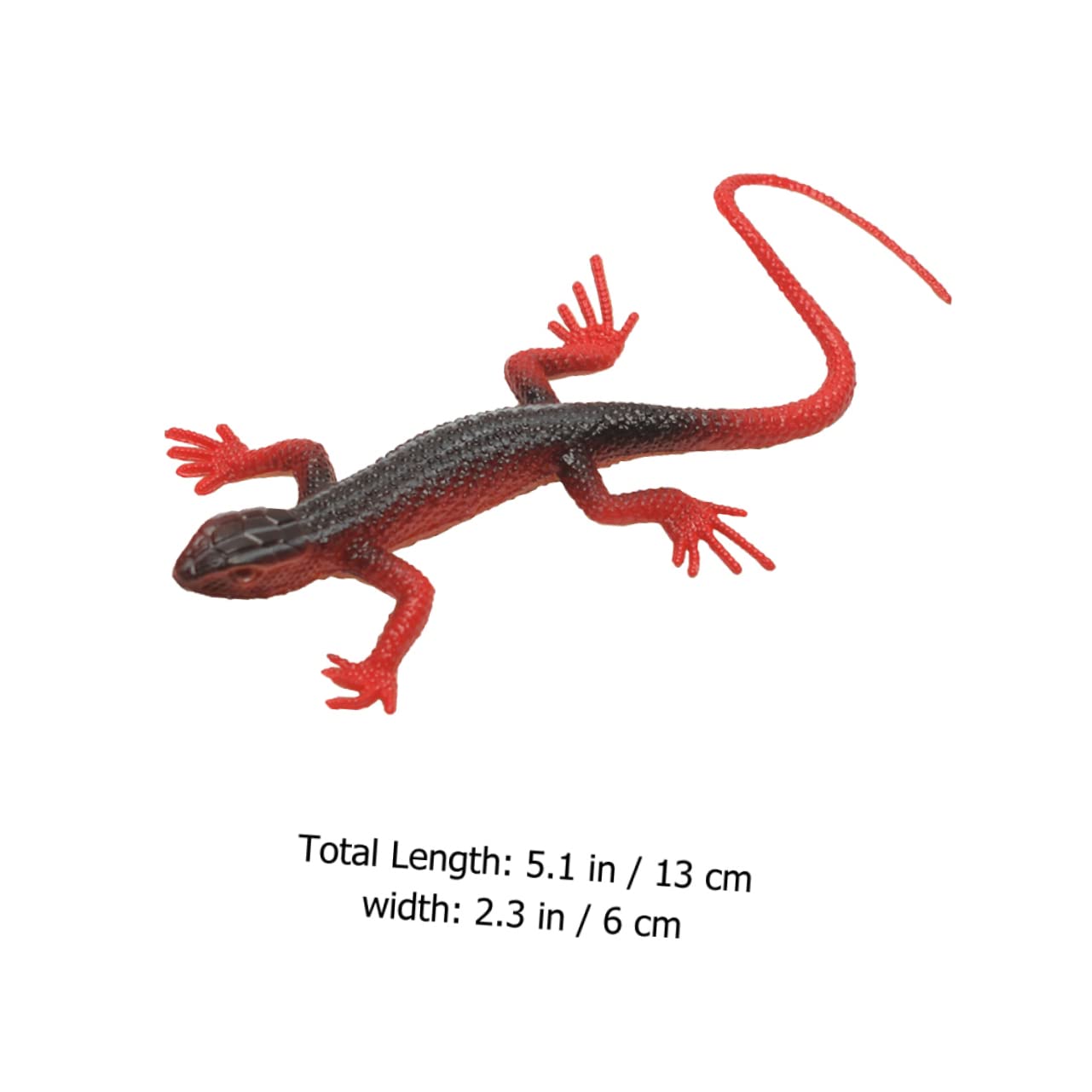 Realistische Eidechsen-Figur 16cm - Naturgetreues Reptilienmodell Aus Stabilem Vinyl