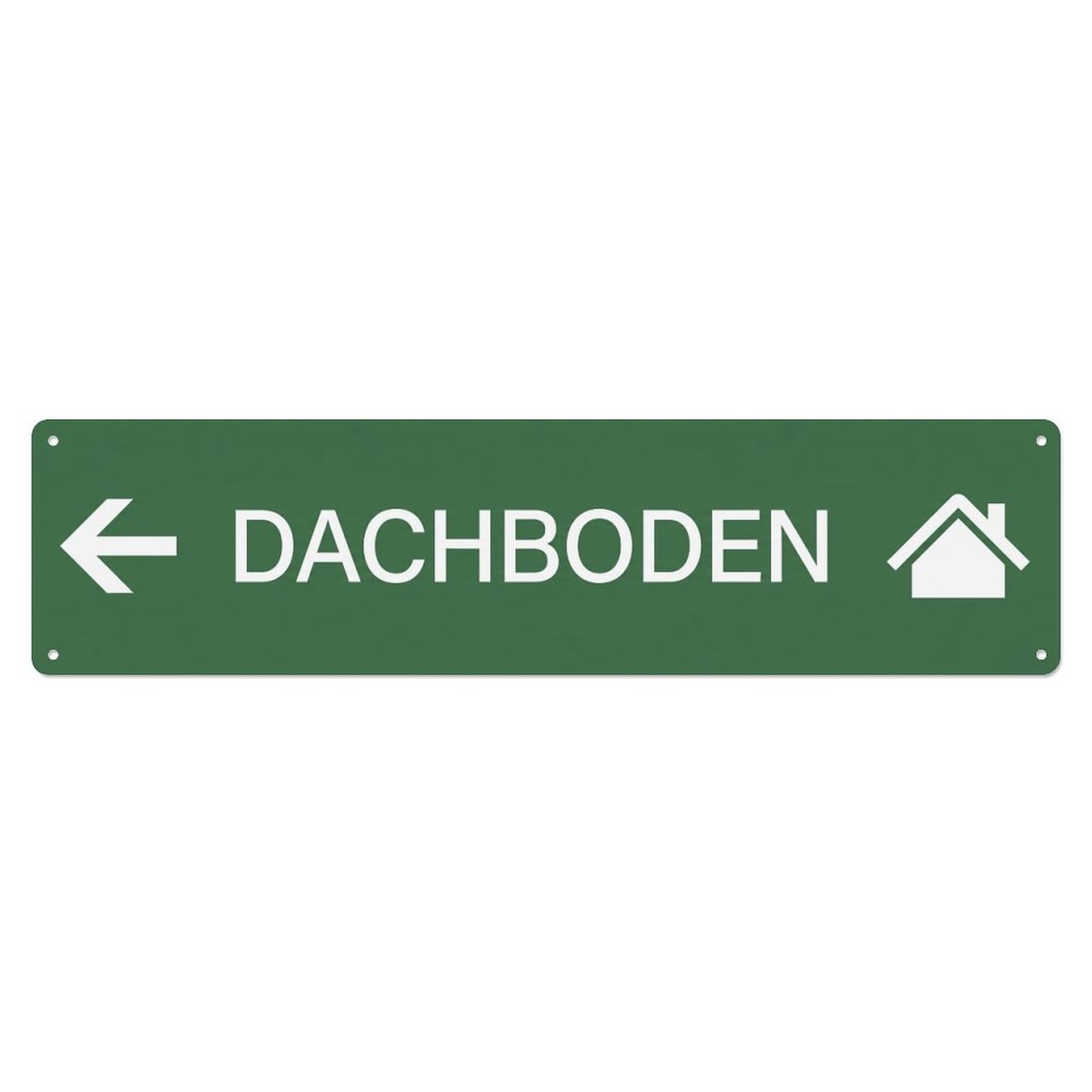 Okahys 4X16inch(10X40cm) Dachboden Left Arrow Navigation Metal Tin Sign