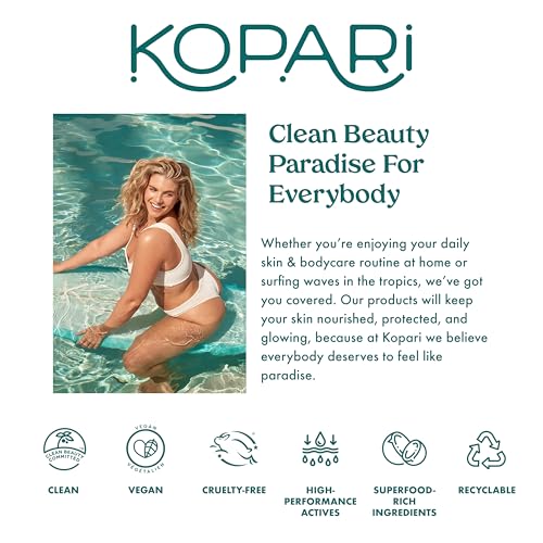 Image of Kopari Sun Veil Illuminating Elixir Face Sunscreen SPF 38 | Lightweight Face Sunscreen with Shea Butter & Mica | Buildable Mineral SPF, Radiant Golden Glow Finish