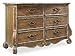 Hooker Furniture Chatelet 6 Drawer Dresser in Caramel Froth
