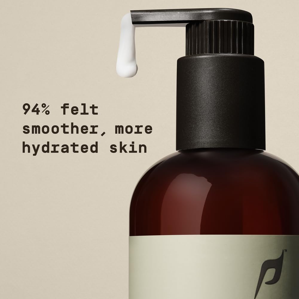 PAPATUI by Dwayne Johnson Men's Body Lotion | Unscented | Fast Absorbing | Lightweight Daily Moisture | 24-Hour Hydration | with Vitamin B3 and Ceramides | 11.5 fl oz
