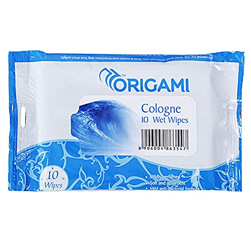 Image of Origami Wipes 15x20cm- 10 Pulls Per Pack - Pack of 10-100 Wipes - Assorted Fragrances