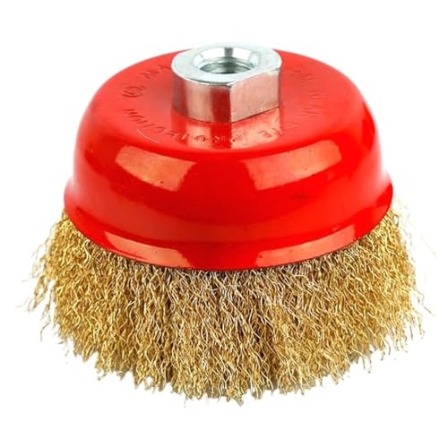 Cepillo De Alambre Tipo Cuenco, Rueda De Alambre De Acero, Taladro Eléctrico, Pulidor, Herramienta Desoxidante(75mm x M10)