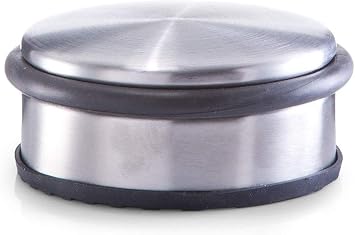 Zeller 13801 Door Stop 10 x 4.5 cm Stainless Steel
