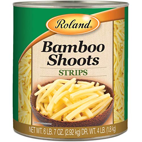 Roland Foods Bamboo Shoots, Strips, 6 Pound 7 Ounce Can