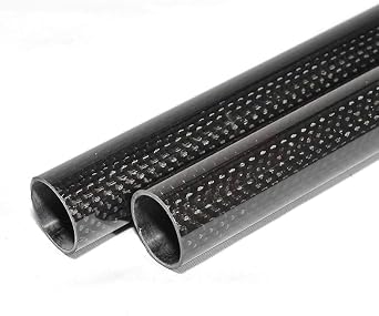 Length1000mm OD 5MM 6MM 7MM 8MM 9MM 10MM 3K Carbon Fiber Tube/Pipe for Airplane Models (1pcs 5x3x1000mm Glossy Plain, 1)