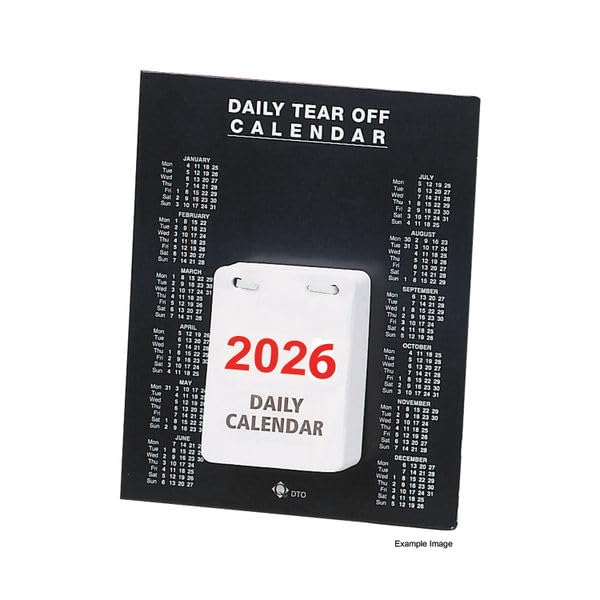 Calendario A Strappo 2026 Con Illustrazioni Fumetto – 365 Pagine, 6x4x3,1 Cm, Pratico E Decorativo Per Scrivania, Ufficio E Casa