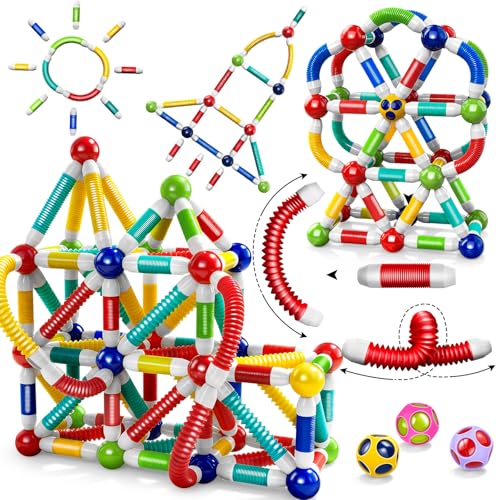 nicknack 2 in 1 Magnetic Blocks Building Toys for Kids,