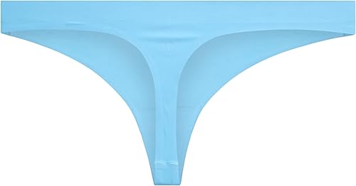 Miniatura 6 de Reebok Womens Thong Underwear - 4 Pack or 8 Pack Breathable Stretch Performance Sexy Seamless Thong Panties for Women (S-XL)