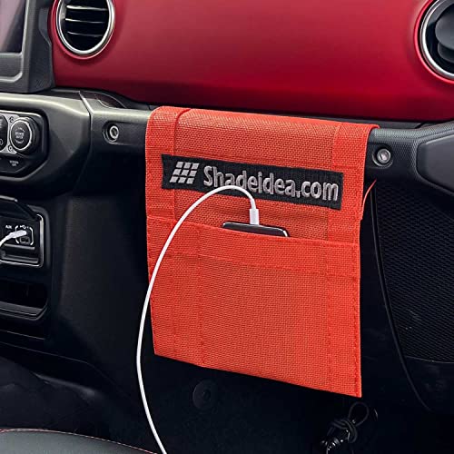 Image of Tonneau Cover for Jeep Wrangler Back Trunk Cargo Cover JL 2-Door, Red