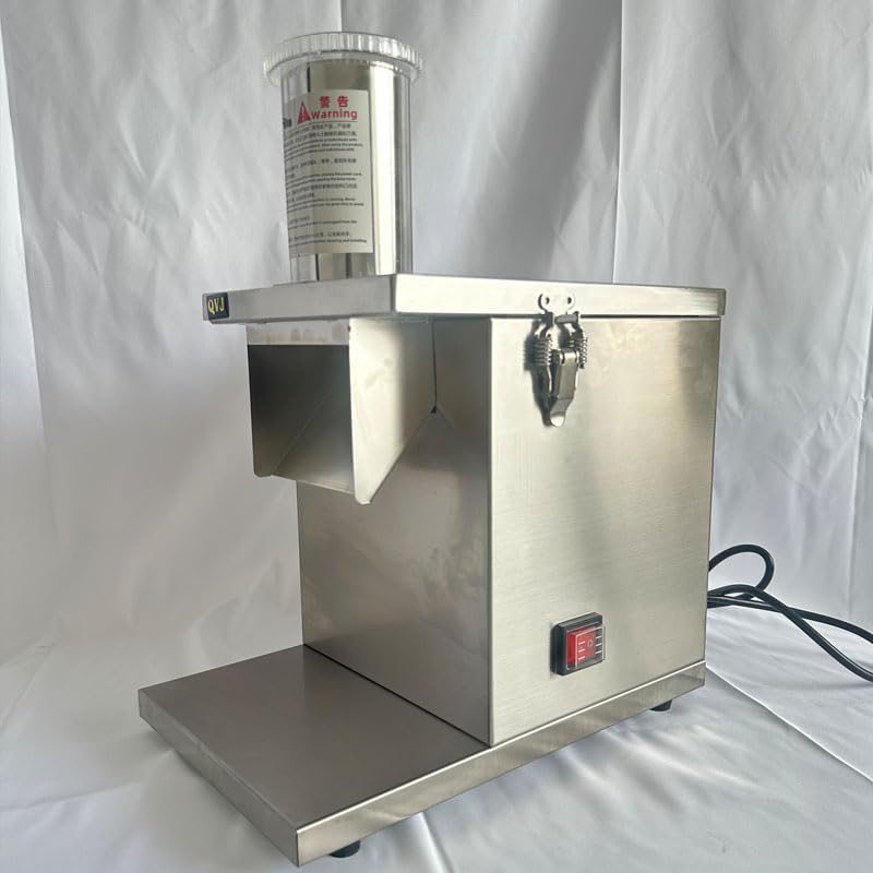 Electric Vegetable Cube Cutting Machine Fruit Slicer Cutting Strip Dice Food Processor With 5 Net Ding Blades + Slice+ shred Blades