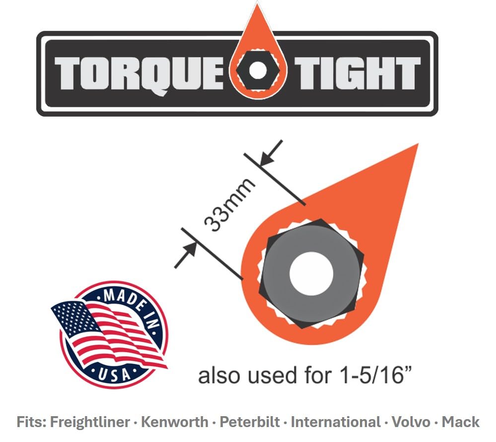 Image of 33mm Loose Lug Nut Indicators - 10pc Pack - Made in USA (Orange, Wholesale)