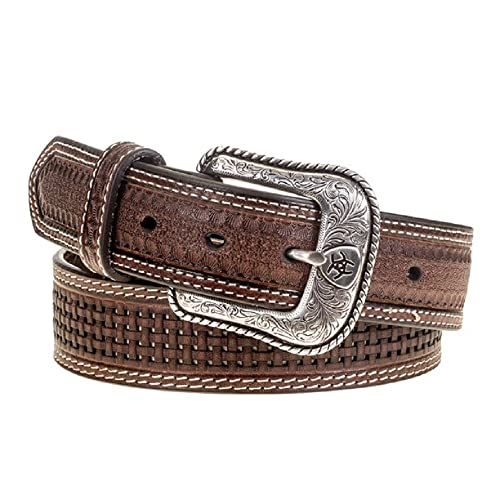 ARIAT Basket Weave Two-Tone Belt3