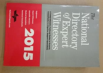 Paperback The National Directory of Expert Witnesses 2015 Book