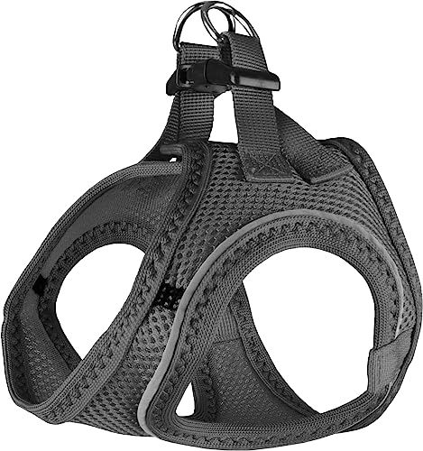 Flamingo Dog Harness Step&Go Bento Grey M 30-35cm 41-44cm