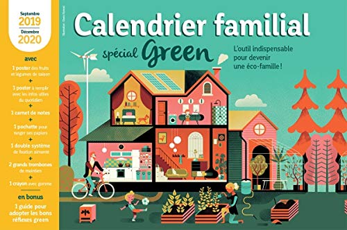 Télécharger Calendrier familial 2019-2020 special green Livre eBook France