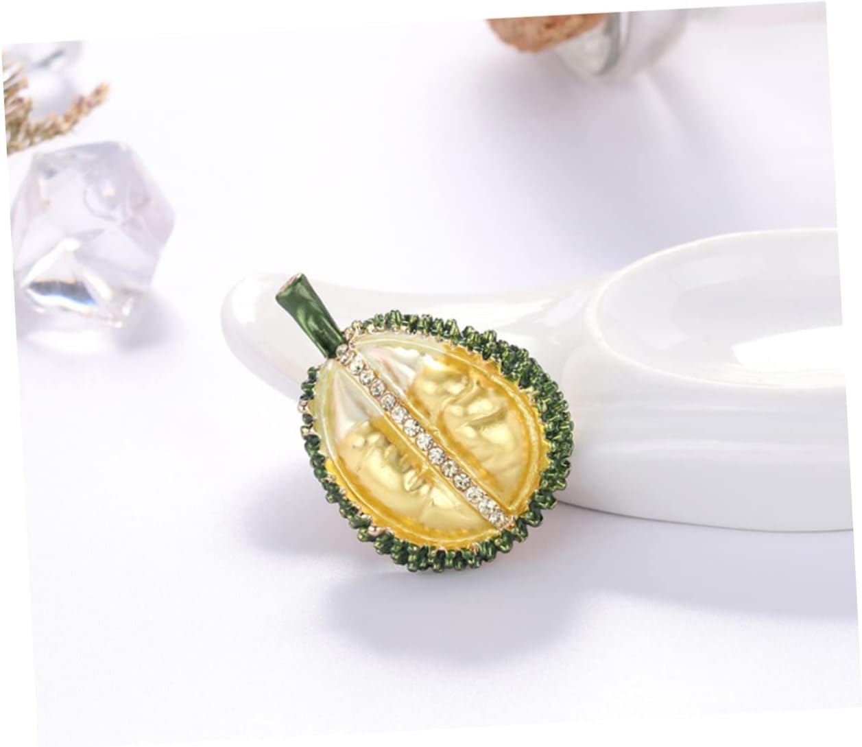 1pack Cute Fruit Brooches Creative Alloy Decoration for Clothes Backpacks and Hats for Boys and Girls and Adults Lightweight and Accessories