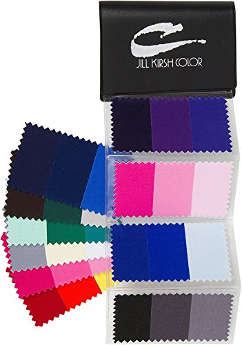 Supreme Swatch Book for Dark Brown, Black, Salt & Pepper and Silver Hair Color. Your Perfect Colors - For Men & Women - Look Younger + Thinner With Colors! By Jill Kirsh Color, Hollywood's Guru of Hue