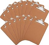 Clipboards, HERKKA 15 Pack Hardboard Office Clipboards Butterfly Clipboards Standard A4 Letter Size, ECO...