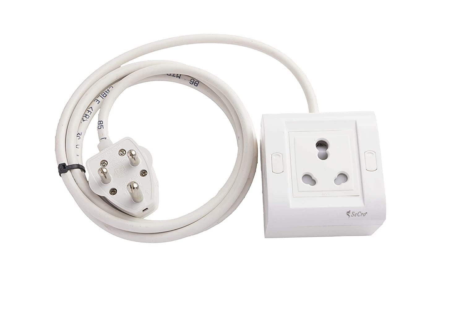 SeCro 1500 - 3600 Watts 16 Ampere 230 volts Socket and Plug Extension Cord (White, 2 Meters) (B0837NXC5V) Amazon Price History, Amazon Price Tracker
