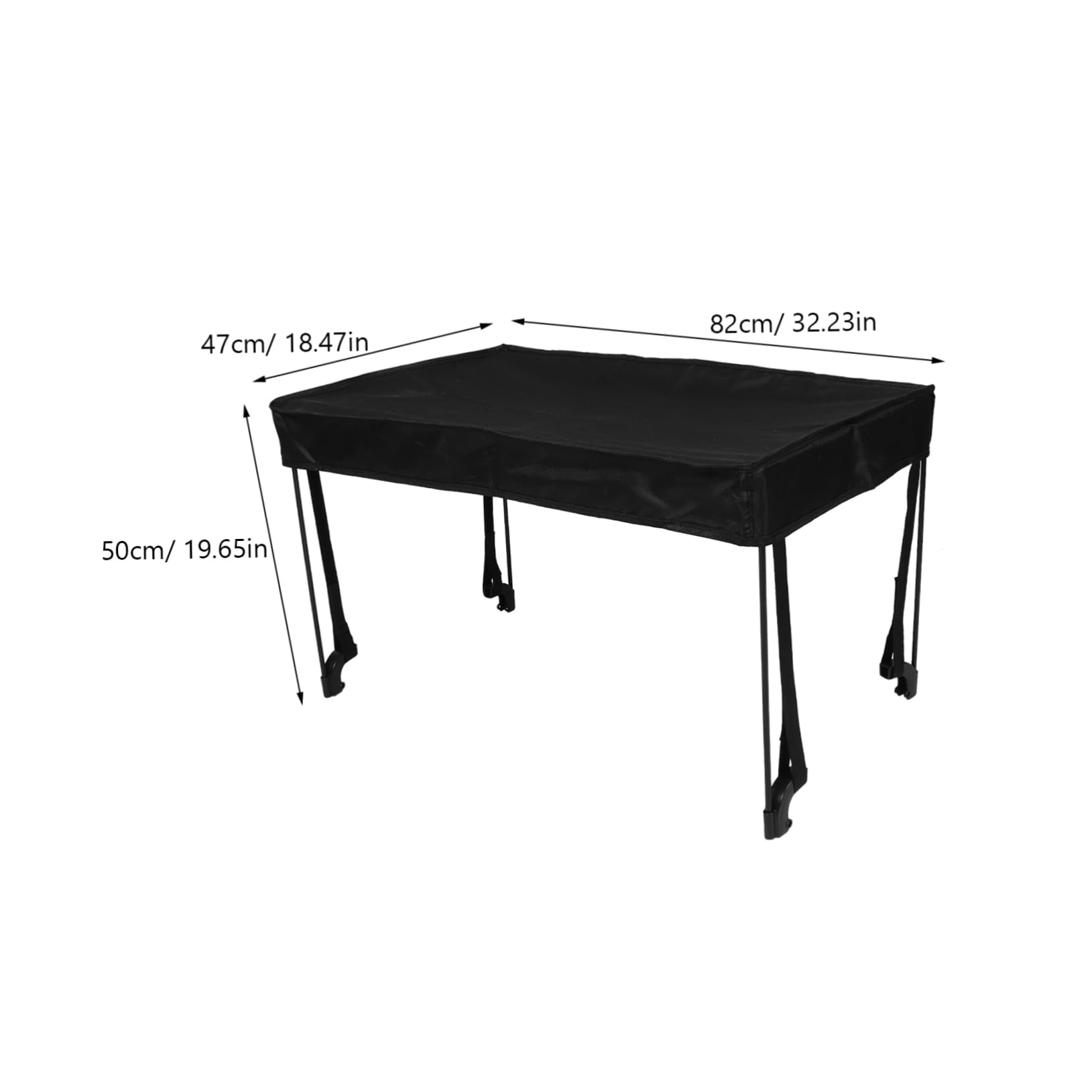 Cubierta Plegable para Carrito de Camping Negro Parasol | Protección UV Lluvia, Montaje Rápido, Diseño Plegable, para Exteriores y Puestos de Mercado