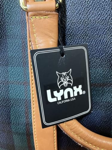 大特価】 Lynx ボストンバッグ ネイビー・グリーンチェック アメリカ製