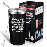 Patelai Gifts for Brother-in-law, Being My Brother-in-law Is Really The Only Gift You Need Coffee Mug, Brother In Law Birthday Christmas Gifts, 20 oz Vacuum Insulated Mug Tumbler with Gift Box