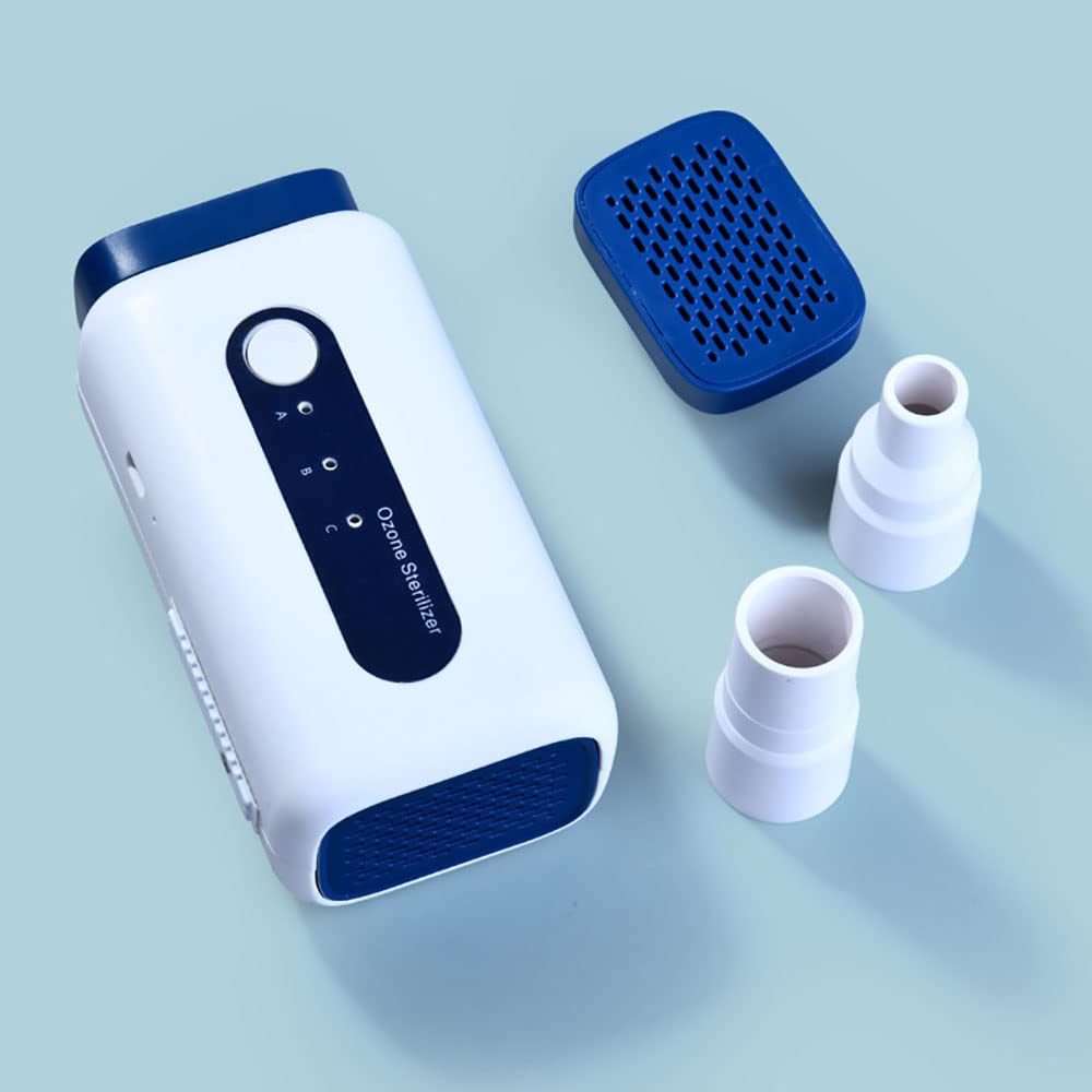 Generador de ozono Desodorante Hogar O3 Purificador de aire Ionizadores de aire portátiles con 2 interfaces para respirador Caja de zapatos Refrigerador Coche, Carga USB