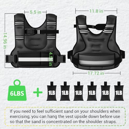 Adjustable Weighted Vest for Women U-Shaped