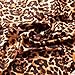 100% Mulberry Silk Scrunchie – 19 Momme Luxurious Silk Hair Tie, Handmade in the USA – Premium Hair Accessory for All Hair Types (Leopard)