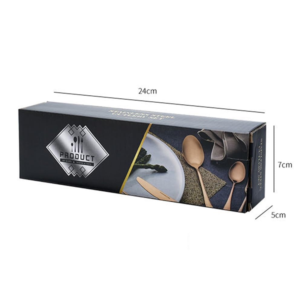 Cuberterías Juego De Cubiertos De Acero Inoxidable Dorado, Juego De Cubiertos Con Cuchillo/Tenedor/Cuchara Con Patrones, Juego De Cubiertos Para Carne De Estilo Occidental, Para Cocinas Y Restaurantes