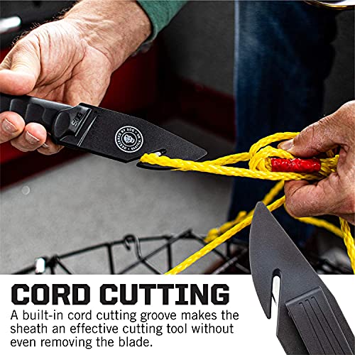 Sog SOGACE1001CP-BRK Ace Field Fixed Blade Knife- Full Tang 3.8 Inch Clip Point Blade Survival Knife W/ Cord Cutting Sheath And Easy-Grip Handle thumb #2