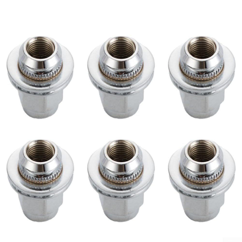 Wheel Lug Nuts For M14-1.50 Steel Set of 6, Direct Replacement for QX80 2015-2022, QX56 2011-2013 and For Armada 2017-2022, OEM 40224-1LA3A